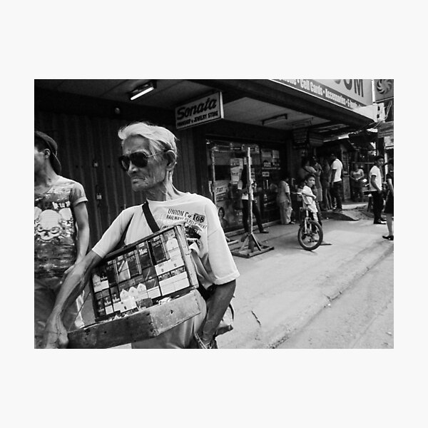 cigarette vendor Photographic Print