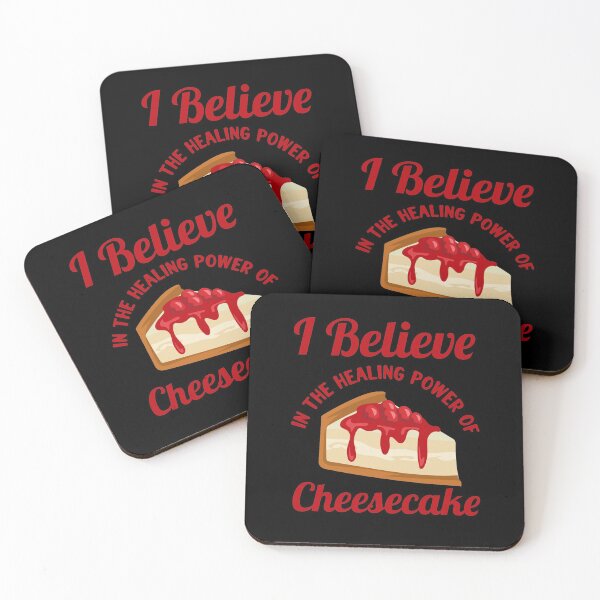 Item preview, I believe in cheesecake healing powers designed and sold by ElBeDesigns.