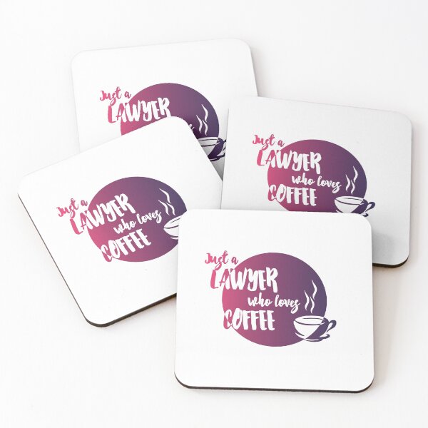 Item preview, Lawyer Gifts | Just a Lawyer who Loves Coffee designed and sold by Burachonak-art.