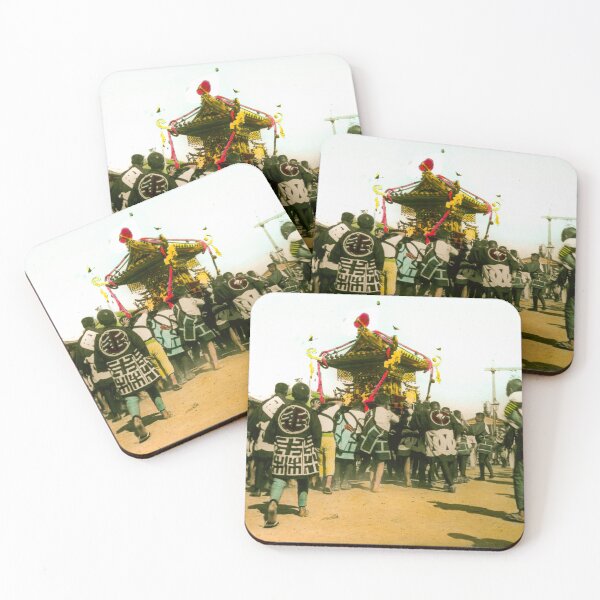 Item preview, Dashi Parade in old japan before WW1.Real vintage old photo for japanese daily life .  designed and sold by thebaronart.