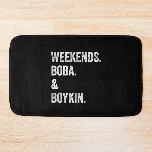 Item preview, Weekends Boykin and Boba Tea Funny Bubble Tea Boykin Spaniel Dog designed and sold by Guarddogdrive.
