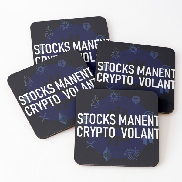 Artikelvorschau, Aktien manent Crypto volant (für dunklen Hintergrund) entworfen und verkauft von alphaville.