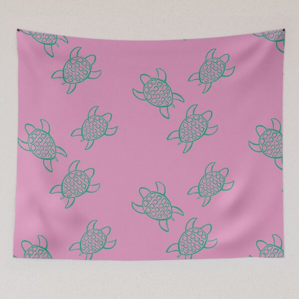 Item preview, Turtles (green and pale pink) designed and sold by Attenborough_Fan.