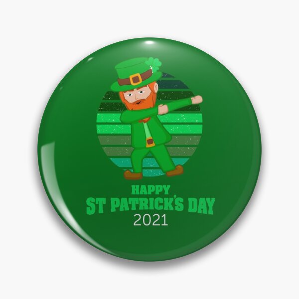 Item preview, St Patricks Day dabbing leprechaun designed and sold by InkyJack.