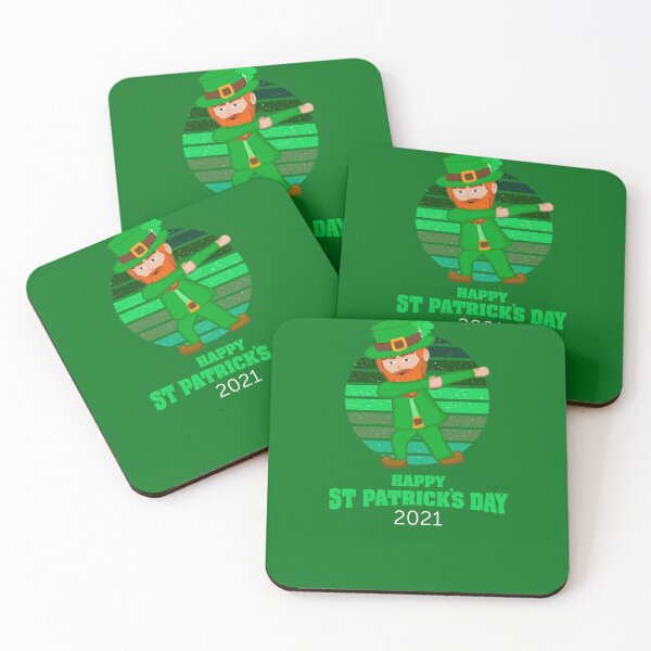 Item preview, St Patricks Day dabbing leprechaun designed and sold by InkyJack.