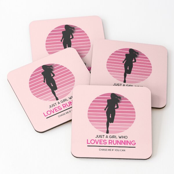 Item preview, Just A Girl Who Loves Running - light bg designed and sold by grinta2021.