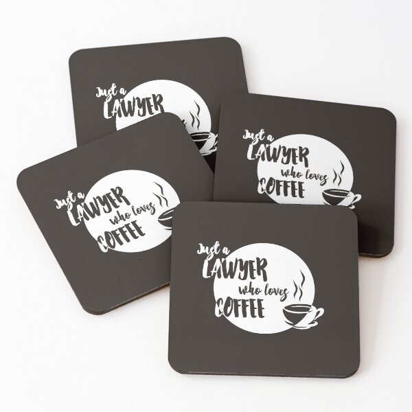 Item preview, Lawyer Gifts | Just a Lawyer who Loves Coffee designed and sold by Burachonak-art.