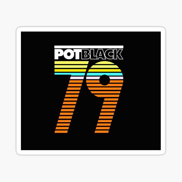 Pot Black 79 Sticker