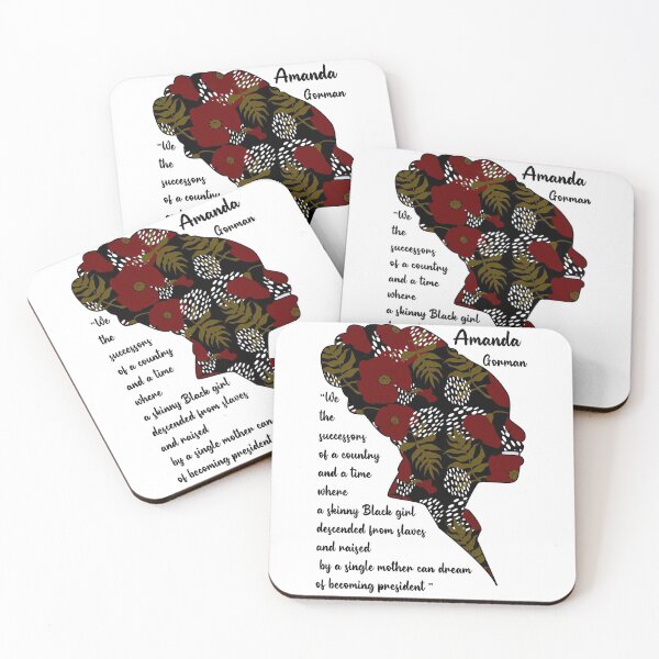Item preview, Amanda Gorman poster Amanda Gorman poems Youth poet laureate Amanda Gorman mask,art, The hill we climb, portrait  designed and sold by GalleryArtField.