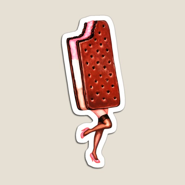 Ice Cream Magnets Redbubble - how to get ice cream sandwich crown roblox