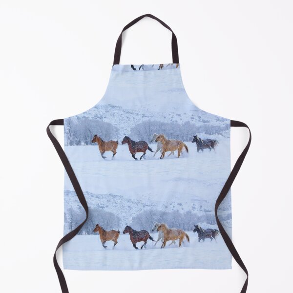 Item preview, Wild Horses Running in Snow designed and sold by boojun.