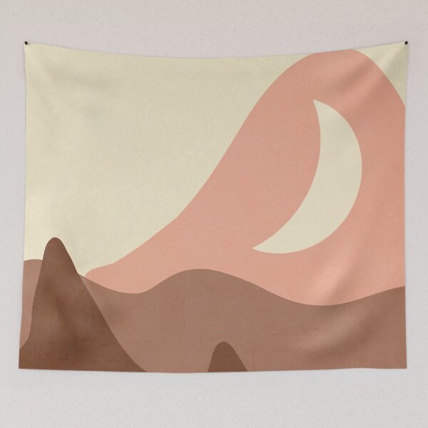 Item preview, Boho warm desert moon  designed and sold by MarsPrints.