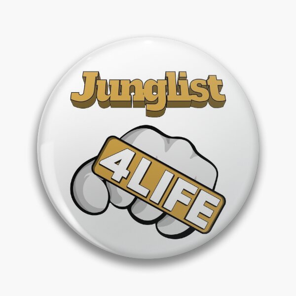 Item preview, Junglist 4 Life - Large Fist - GOLD designed and sold by BLICK-DESIGNS.