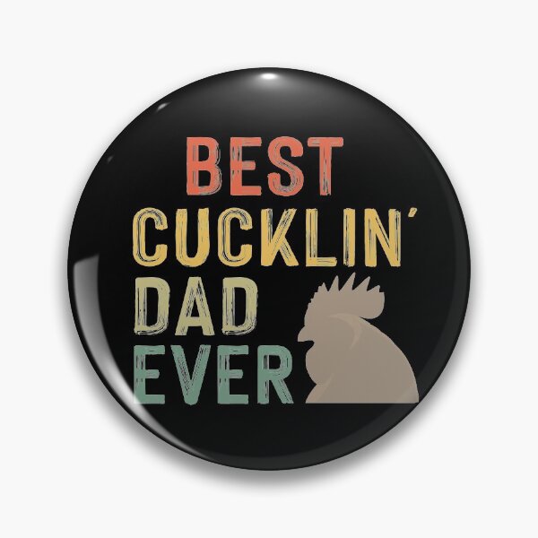 Item preview, Mens Best Cluckin Dad Ever Chicken Rooster Farmer Lover Gift designed and sold by NSTeeDesign.