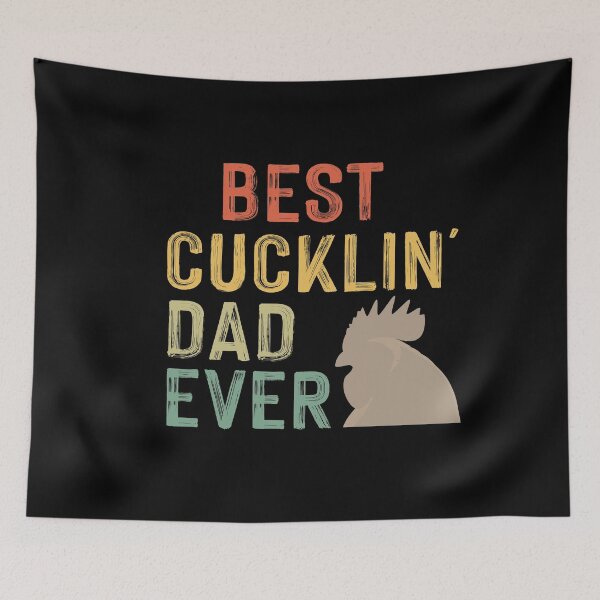 Item preview, Mens Best Cluckin Dad Ever Chicken Rooster Farmer Lover Gift designed and sold by NSTeeDesign.