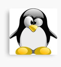 Tux illustration Canvas Print