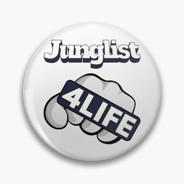 Item preview, Junglist 4 Life - Large Fist - BLUE designed and sold by BLICK-DESIGNS.