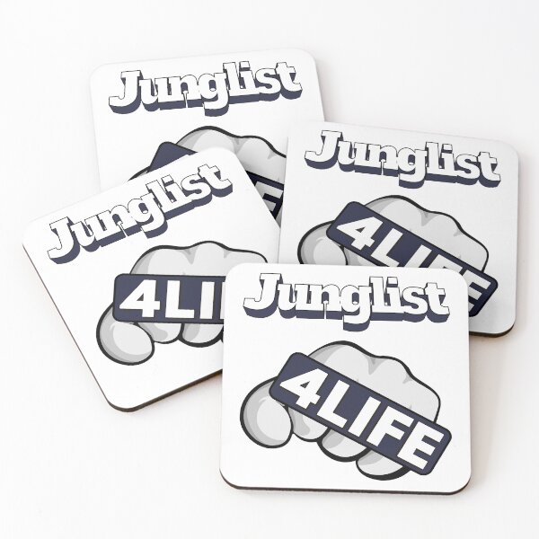 Item preview, Junglist 4 Life - Large Fist - BLUE designed and sold by BLICK-DESIGNS.