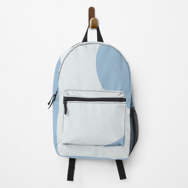 Item preview, Pastel Blue and White Minimal Circle Design 2021 Color of the Year Earth's Harmony and Cooled Breeze designed and sold by ColorOfTheYears.
