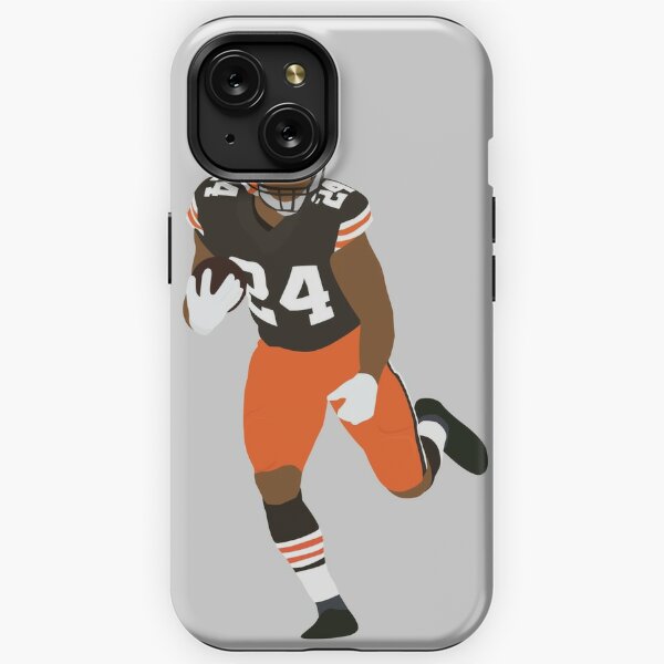 Limited Men's Nick Chubb Gray Jersey - #24 Football Cleveland