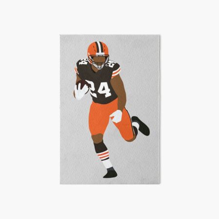 Nick Chubb!  Art Board Print for Sale by Amy Snively