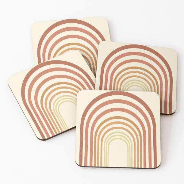 Item preview, Boho warm abstract rainbow designed and sold by MarsPrints.