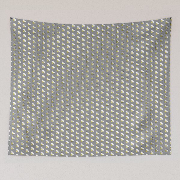 Item preview, B // Perfectionist Alphabet (Pantone Ultimate Gray + Illuminating) designed and sold by fumauk.