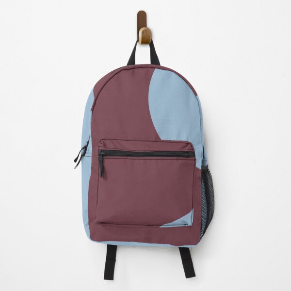 Item preview, Pastel Blue and Burgundy Minimal Circle Design 2021 Color of the Year Earth's Harmony and Mulberry Tree designed and sold by ColorOfTheYears.