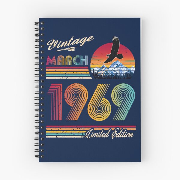 Item preview, March 1969 Birthday designed and sold by GreenSplash.