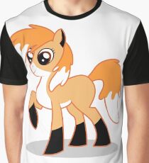 Orange MLP fox Graphic T-Shirt