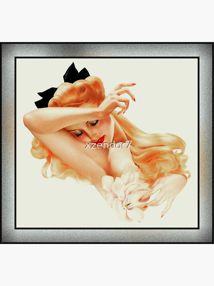 Sweet Dreams by Alberto Vargas Pin-Up Girl Vintage Artwork