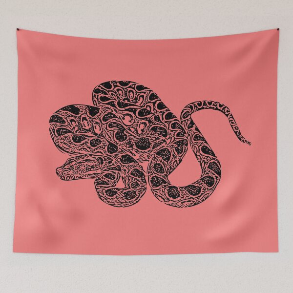 Item preview, Rainbow Boa Black Design designed and sold by designsasstultd.