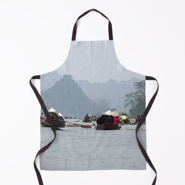 Item preview, Rowing Boats, River,Mountain Range. Landscape,Vietnam designed and sold by worldways.