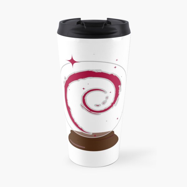 Debian Crystal Ball Travel Mug