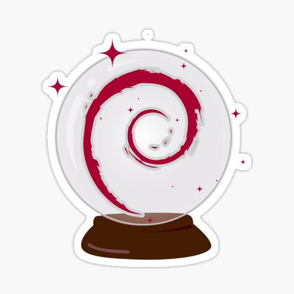 Item preview, Debian Crystal Ball designed and sold by brainthought.