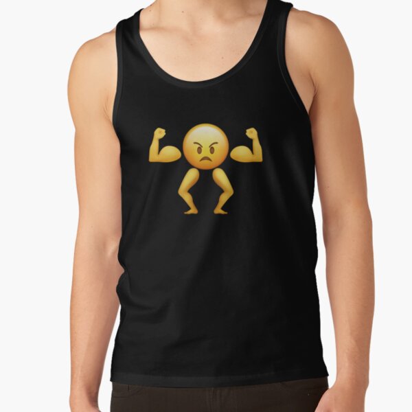 Muscular Muscle Muscles Shirt Tank Abs - Samurai Armor Shirt Roblox Emoji, Muscle Emoticon - free transparent emoji 