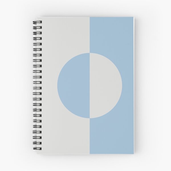 Item preview, Diseño circular minimalista en azul pastel y gris pálido Color del año 2021 Armonía y vapor de la Tierra designed and sold by ColorOfTheYears.
