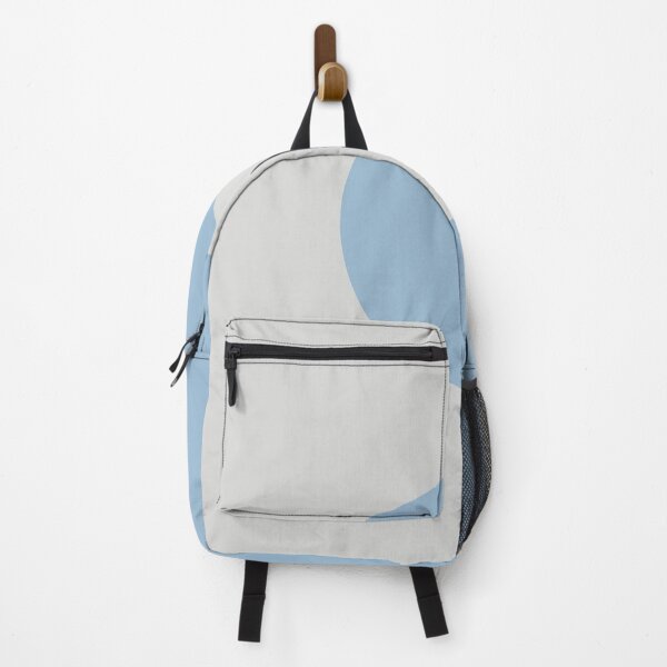 Item preview, Pastel Blue and Pale Gray Minimal Circle Design 2021 Color of the Year Earth's Harmony and Vapor designed and sold by ColorOfTheYears.