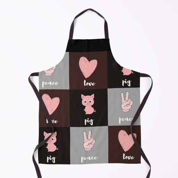Item preview, Pig, Love, Peace ( Happy national pig day!) designed and sold by dreamofdenim.