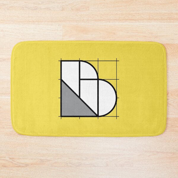 Item preview, B // Perfectionist Alphabet (Pantone Illuminating + Ultimate Gray) designed and sold by fumauk.