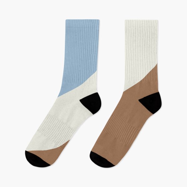 Item preview, Pastel Blue Off White Brown Stripe Pattern 2021 Color of the Year Earth's Harmony & Accent Hues designed and sold by ColorOfTheYears.