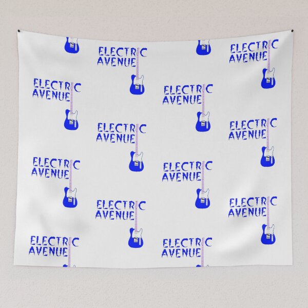 Item preview, Electric Guitar, Electric Avenue, Blue Guitar designed and sold by HomeConscious.