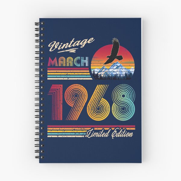Item preview, March 1968 Birthday designed and sold by GreenSplash.