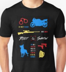 Root and Shaw – Person of Interest Unisex T-Shirt