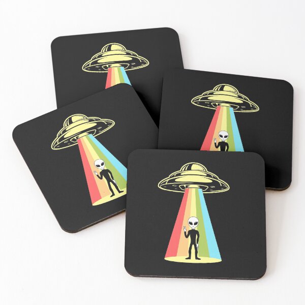 Item preview, Alien Grey Rainbow Abduction designed and sold by strangeology.