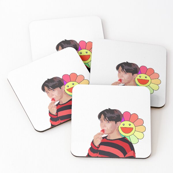 Item preview, J Hope BTS fan art with Hobi flower  designed and sold by Alpineocean.
