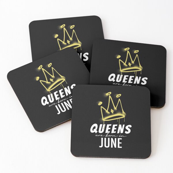 Item preview, Queens are born in June designed and sold by BeRudeShop.
