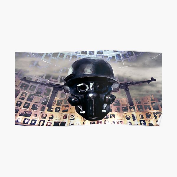 Victimal Horsemen Of Black Helmets Poster