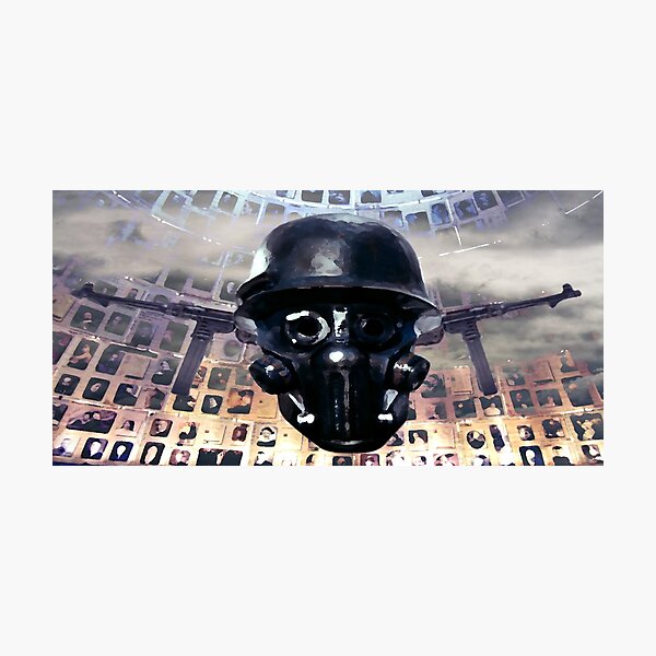 Victimal Horsemen Of Black Helmets Photographic Print