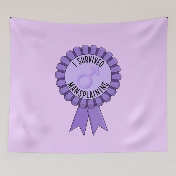 Item preview, I survived mansplaining designed and sold by BaconPancakes21.